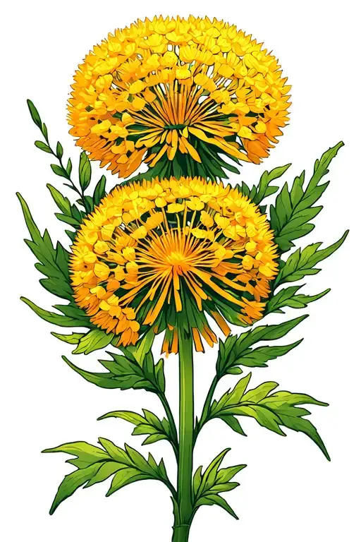 Dandelion Plant In Color