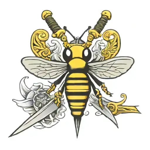 Wu Tang Clan Logo With A Sword An Killer Bee