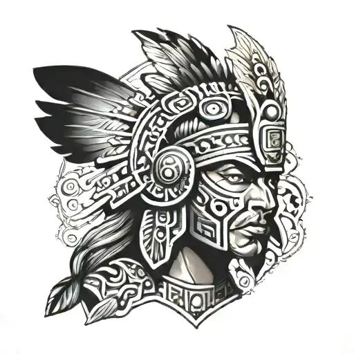 Aztec Warrior Realism Male