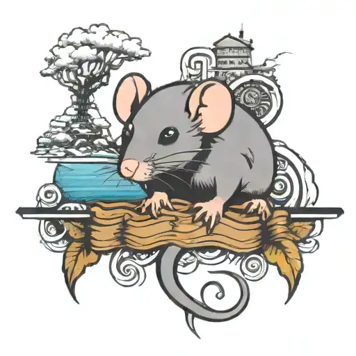 Rat Island Easy Black And White