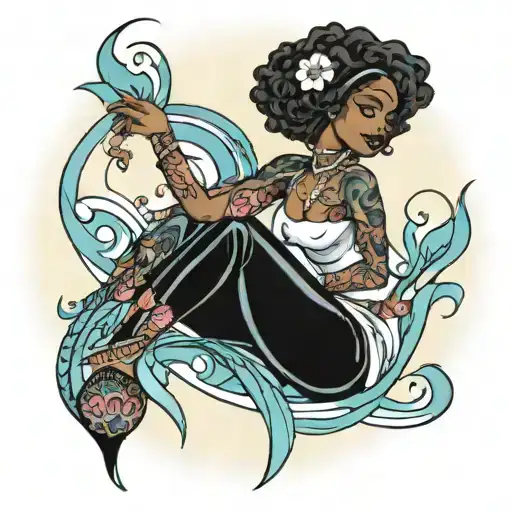 Aquarius Black Woman