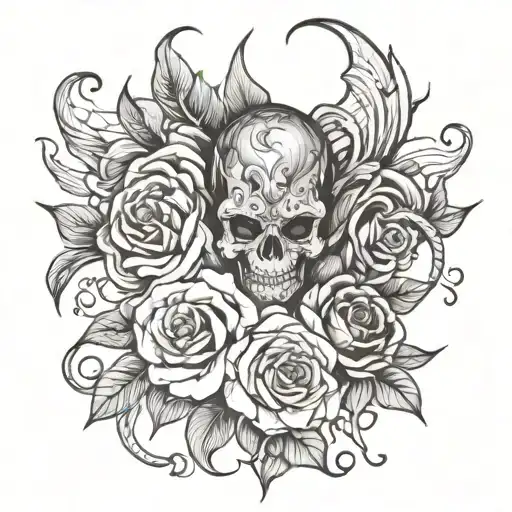 Cousin Sister Tattoo Design