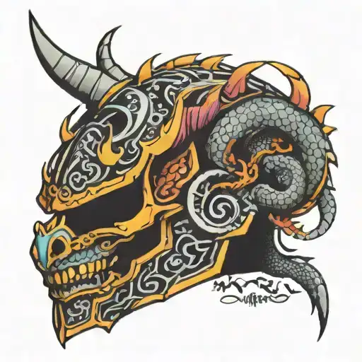 Dragon Samauri Helmet