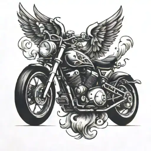 Motto Cycle Going Into Heaven