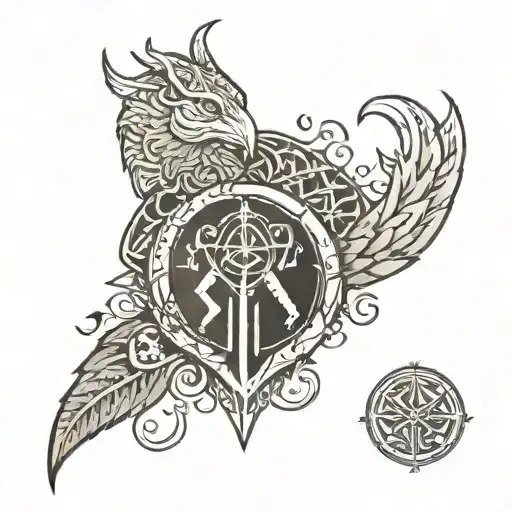 Nordic Chestpeice With Runes