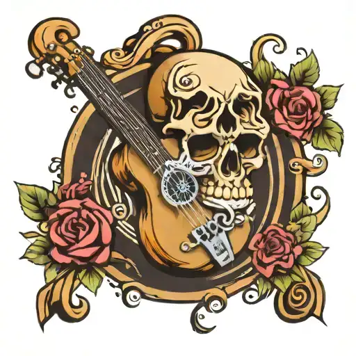 Skull And Bass Cleff