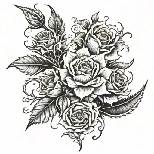 Birth Flowers Viens Thorns