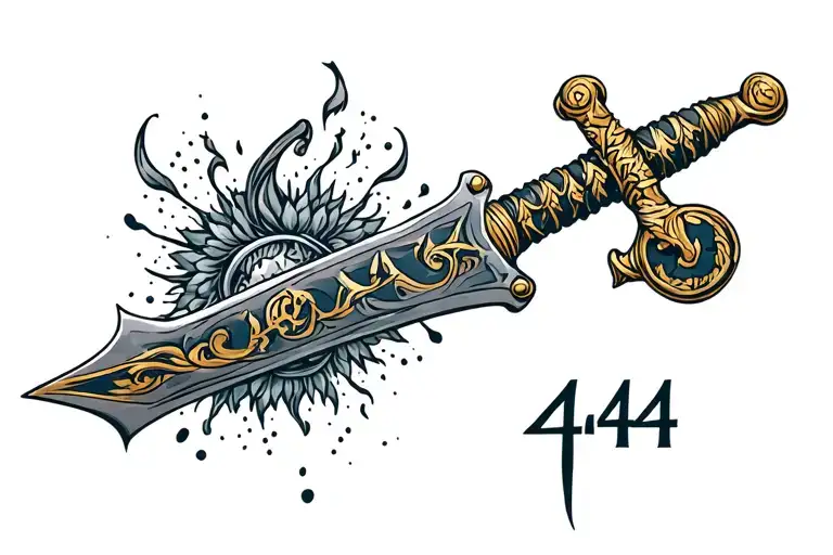 Sword And Number 444