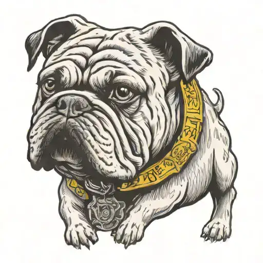 Bull Dog Pa State Police Badge