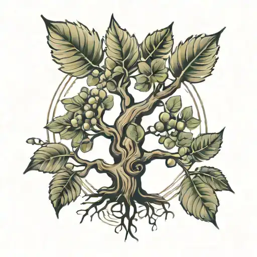 Fig Tree Oak Tree Circle