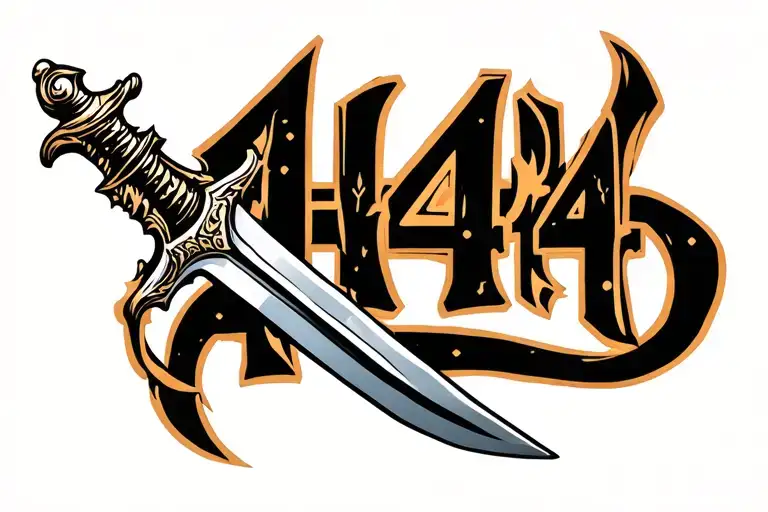 Sword And Number 444