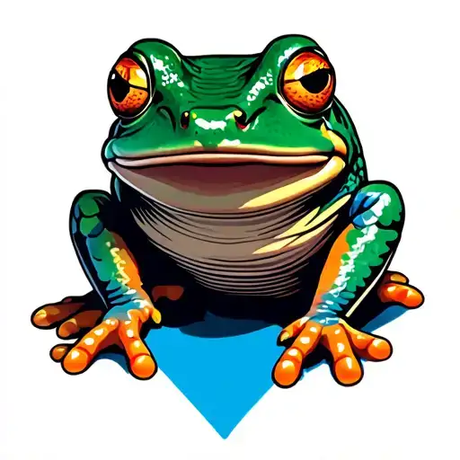 Blue Collar Frog Working