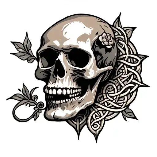 Celtic And Skull