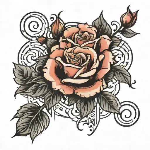 Rose And Roman Numbers