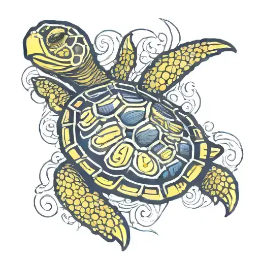 Navy Turtle Shellback