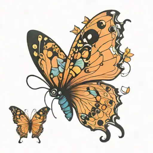 Semicolon Butterfly Minimal