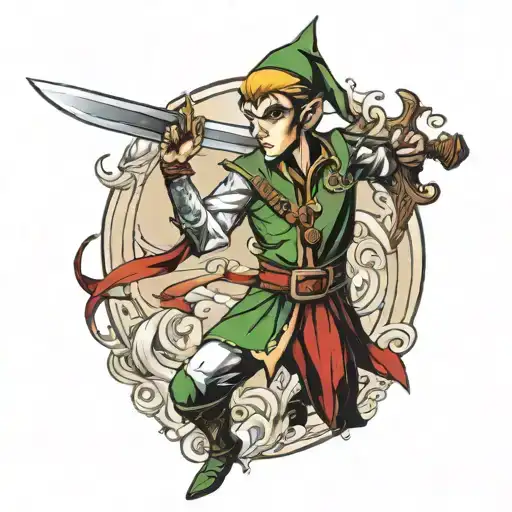 Male Elf Sword Combat