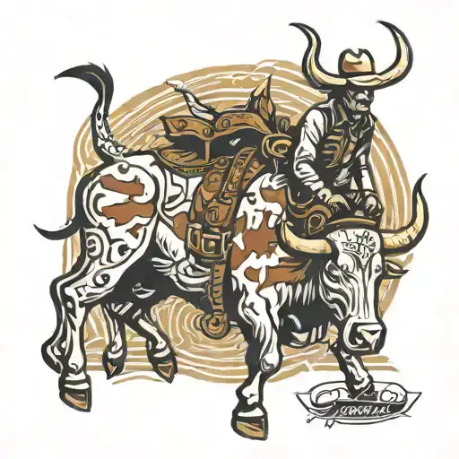 Longhorn Bull Rider