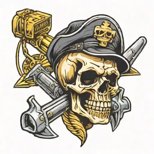 Skull 7 Crossbones Of Driller