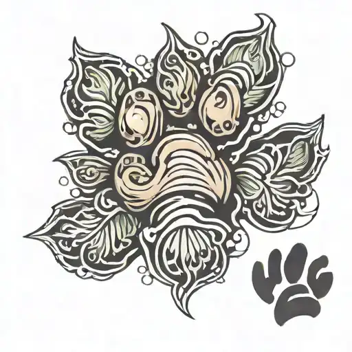 Dog Paw That Says Cibao