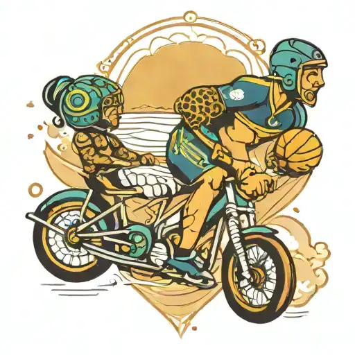 Waterpolo And Bike And Love