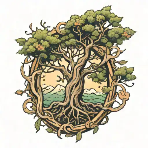 Peace Tree Brance Forearm 360