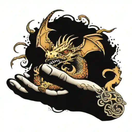 Dragon Around Hand