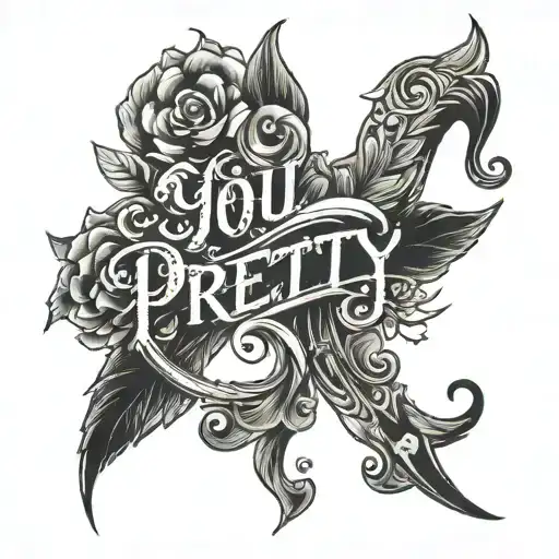 You Look Pretty Written Across