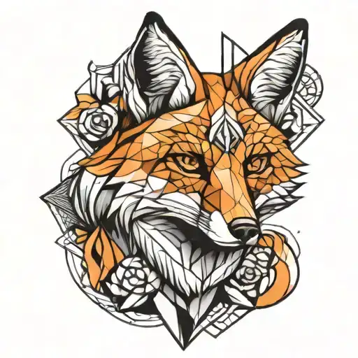 Geometric Fox Playing