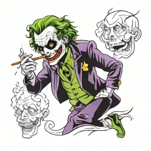 Joker Smoking