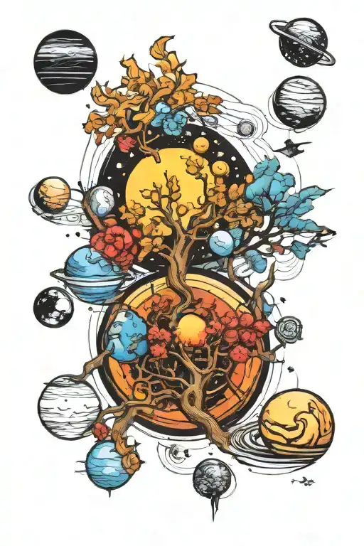Solar System Incorporating A Tree