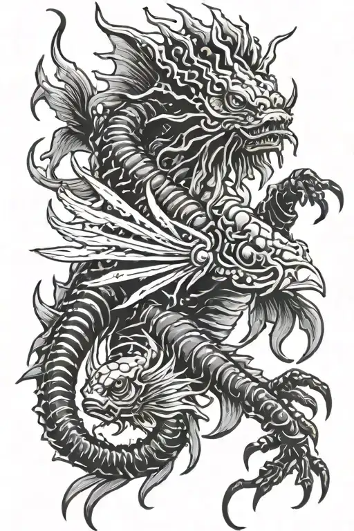 Japanese Bull Scorpion Lion Fish Black