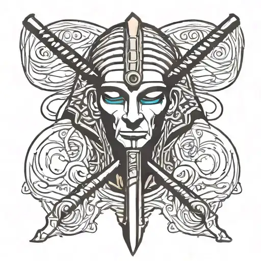 Egyptian Crook And Flail