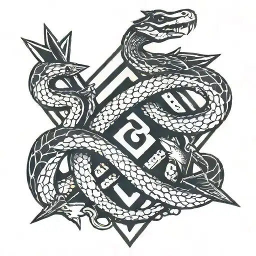 Snake Around Three Arrows