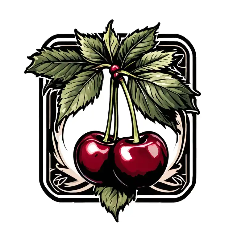 Cherry Black And Grey