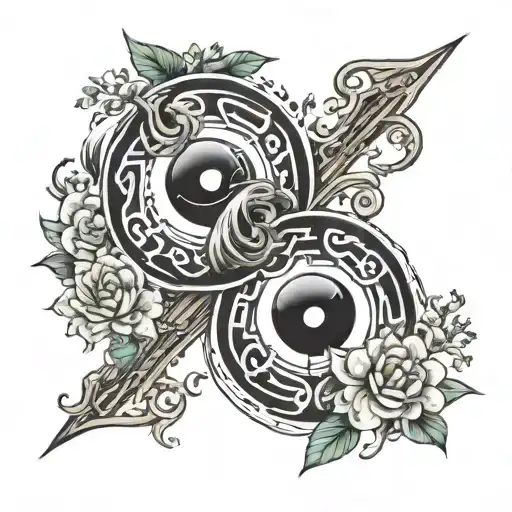 Libra Ying Yang Symbol