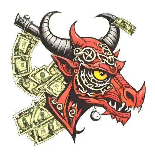 Guns Eye Money Devil