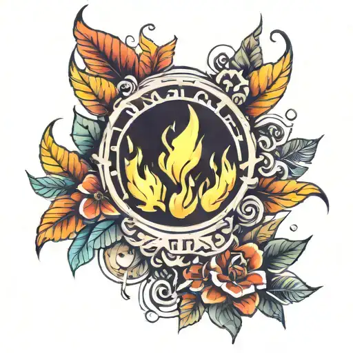 Fire Sign And Tropical