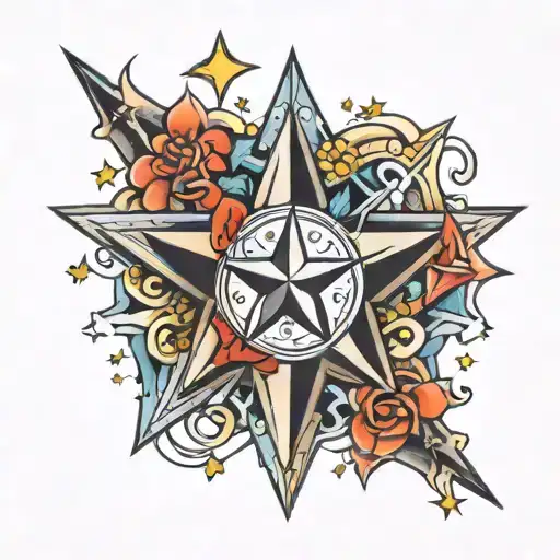 Star With Symbols