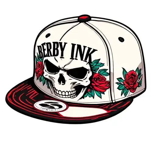 Skull Snapback With Name Berby Ink