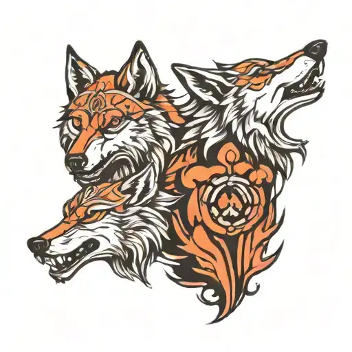 Nordic 2 Wolves Skoll