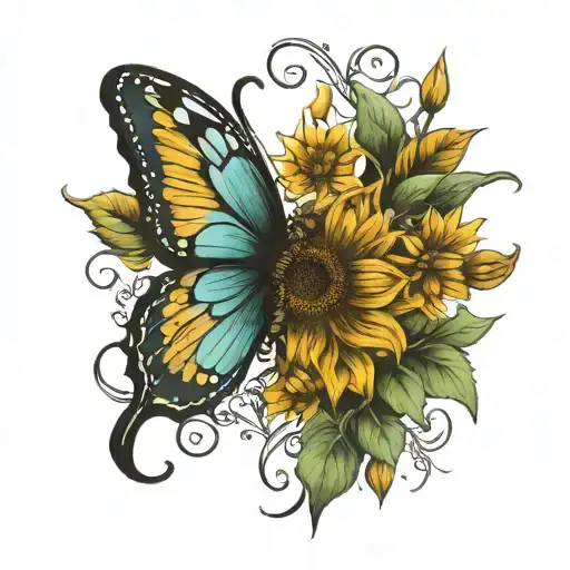 Juanita Butterfly Sunflower