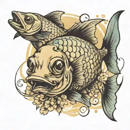 Fish As Kids Playing