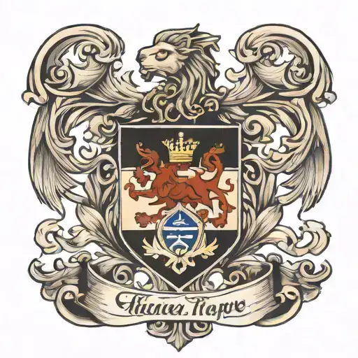 Footsteps From Children Family Crest