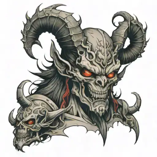 Make A Demon Tatoo It Should Be Scary Full Sleve Tatoo