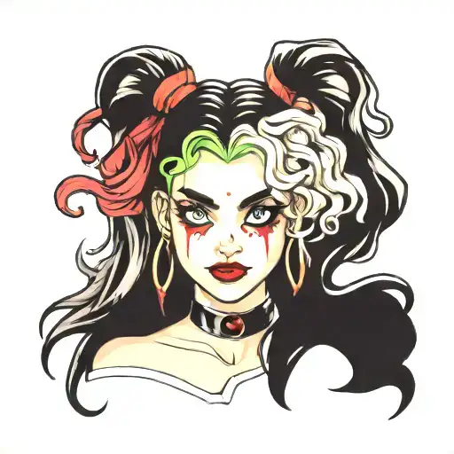 Harley Quinn And Medusa