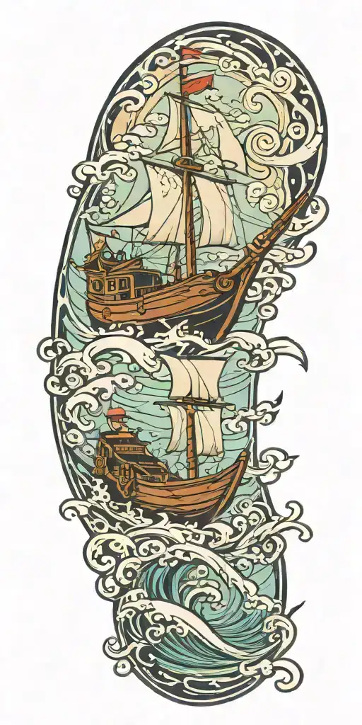 Zelda Wind Waker Boat And Waves