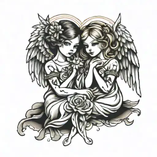 Two Sister One Is An Angel