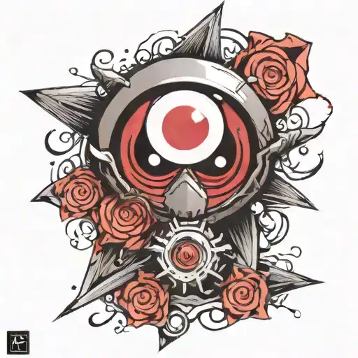 Kirby With Sharingan Eye From Naruto