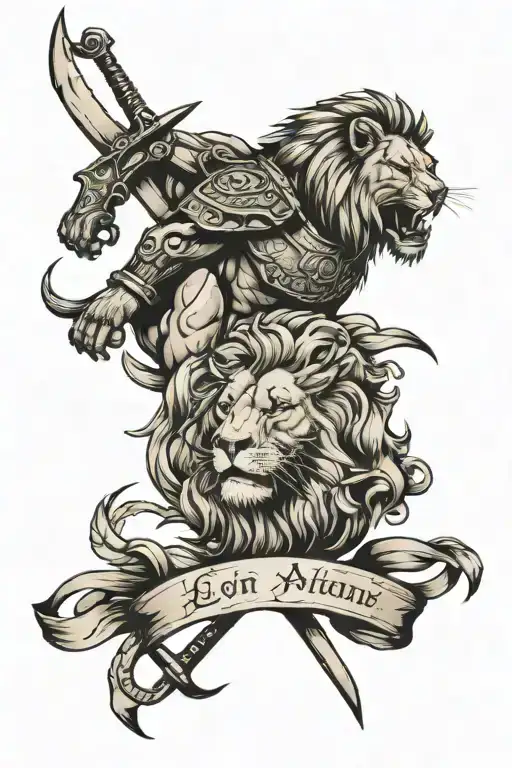 The Lion And The Gladiator